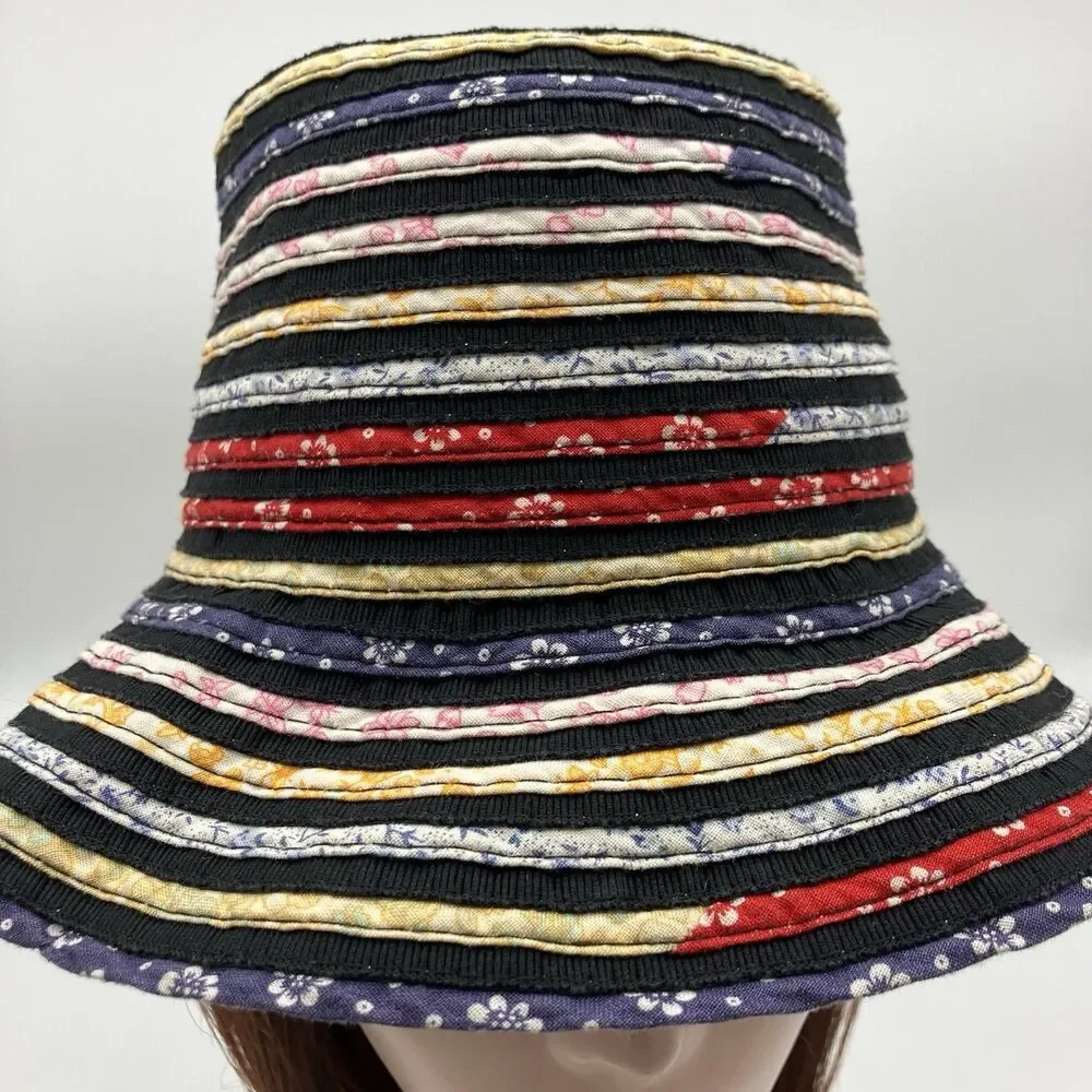 Vintage Bucket Hat Womens Dopamine Quirky‎ Colorful Cool - Picture 2 of 11